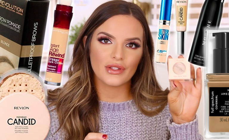 Casey Holmes holding makeup
