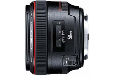 Canon EF 50mm f/1.2 L USM lens